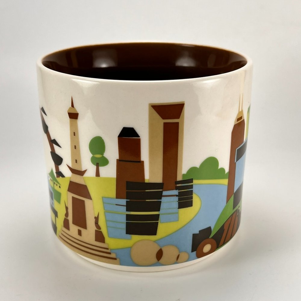 Starbucks You Are Here Indianapolis Coffee Tea Mug Cup 14 oz 2014 - Picture 5 of 14
